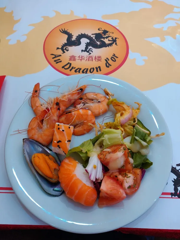 Crevettes Et Crudités